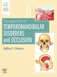 Covering both emerging and proven techniques in this dynamic area of oral health, Management of Temporomandibular Disorders and Occlusion, 8th Edition is the only textbook that guides you from basic anatomy and function to providing solutions to many common occlusal and TMD problems. Clear descriptions and a new full-color design promote a complete understanding of normal, abnormal, and dysfunctional occlusal relationships and masticatory function and dysfunction. A recognized industry-standard, this book's conservative, cost-effective approach, helps you learn how to achieve treatment goals while keeping the best interests of your patients in mind.
