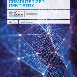 This journal explores the myriad innovations in the emerging field of computerized dentistry and how to integrate them into clinical practice. The bulk of the journal is devoted to the science of computer-assisted dentistry, with research articles and clinical reports on all aspects of computer-based diagnostic and therapeutic applications, with special emphasis placed on CAD/CAM and image-processing systems. Articles also address the use of computer-based communication to support patient care, assess the quality of care, and enhance clinical decision making. The journal is presented in a bilingual format, with each issue offering three types of articles: science-based, application-based, and national society reports.