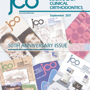 The Journal of Clinical Orthodontics is a peer-reviewed professional publication, published monthly, with offices in Denver. JCO began publication in September 1967 as the Journal of Practical Orthodontics, changing to its current name in 1970. The journal focuses on the practical aspects of everyday orthodontic treatment techniques and practice management. For a brief history of JCO, read Dr. Robert Keim’s interview of founder Dr. Eugene L. Gottlieb in the September 2007 issue, which celebrated our 40th anniversary. JCO is indexed in Medline and PubMed.