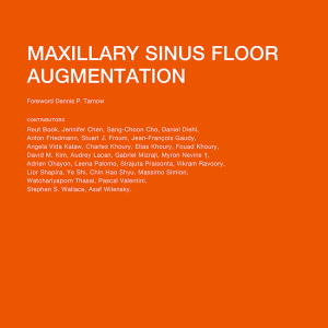 Maxillary Sinus Floor Augmentation